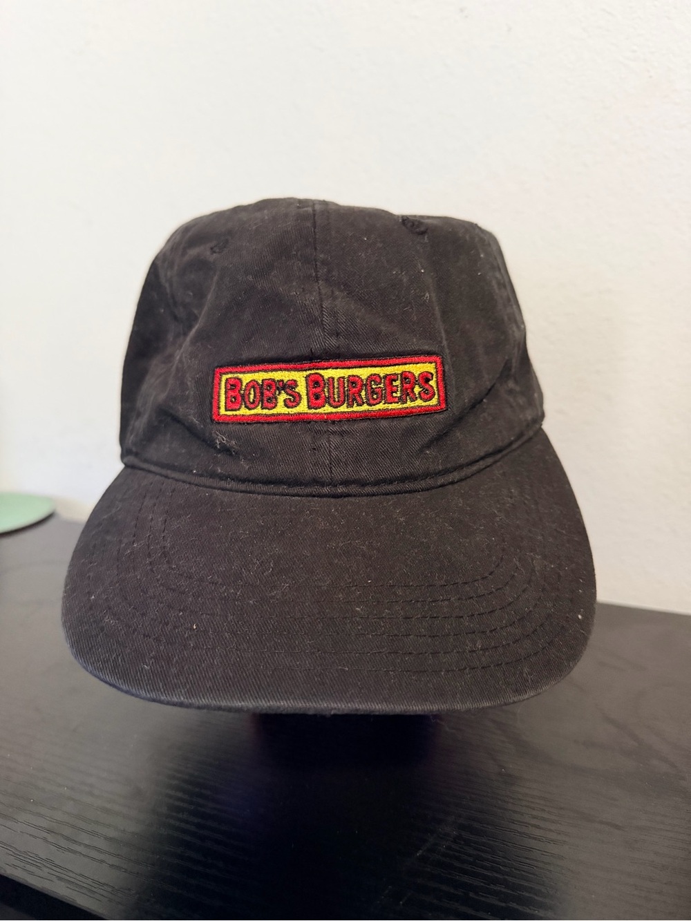 Bobs Burgers Hat with Embroidered Hamburger